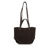 TOREBKA DAMSKA TOSCANIO G159, SKÓRA NATURALNA, CZEKOLADOWY BRĄZ