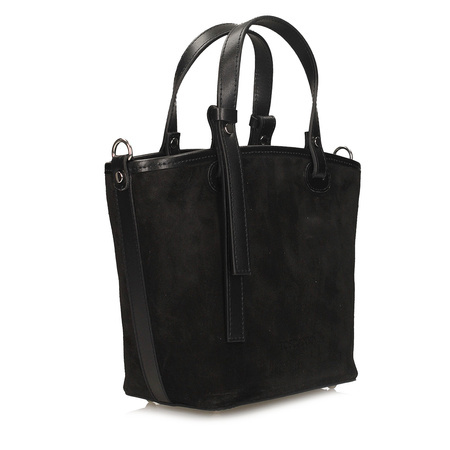 TOREBKA DAMSKA TOSCANIO G104, SKÓRA NATURALNA, CZEKOLADOWY BRĄZ