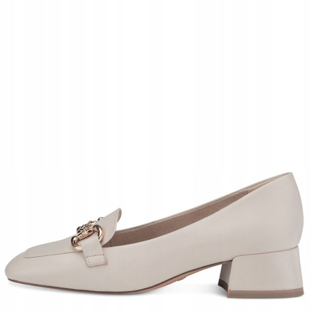 MOKASYNY, PÓŁBUTY TAMARIS 24303-20 BEŻ R. 37