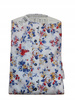 KOSZULA TUDOR DŁUGI RĘKAW SLIM KWIATY 45 - 176/182