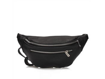 TOREBKA, NERKA DAMSKA TOSCANIO C192, CZARNY, SKÓRA NATURALNA