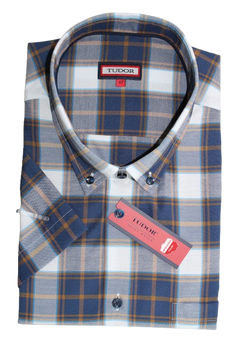 KOSZULA TUDOR KRÓTKI RĘKAW REGULAR, KRATKA 47 176/182