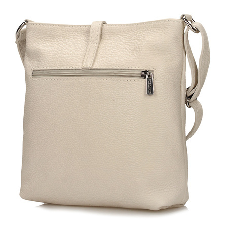 TOREBKA DAMSKA TOSCANIO A88 KREM SKÓRA NATURALNA
