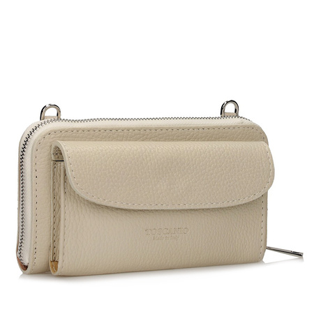 SASZETKA, ETUI, PORTFEL 3W1 TOSCANIO E45, KREM