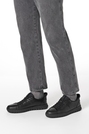 SNEAKERSY GEOX U56MAA FLEXTRIDE PLUS, BLACK