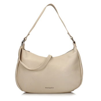 TOREBKA TOSCANIO F30, KREM, SKÓRA NATURALNA