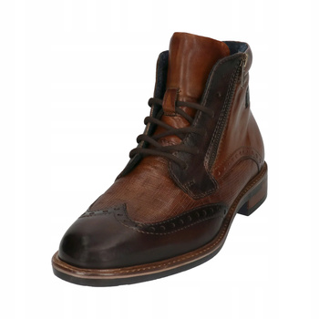 BOTKI, TRZEWIKI BUGATTI 311-AH630-4141-6063 BROWN