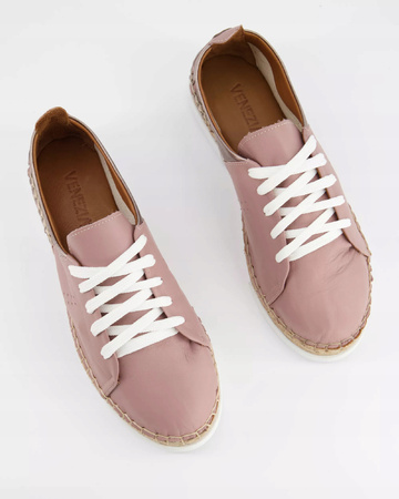 PÓŁBUTY, ESPADRYLE VENEZIA 4028050 DRY ROSE R. 40