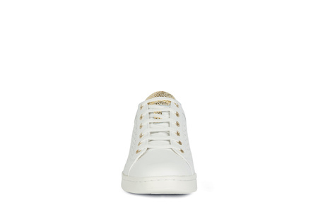 SNEAKERSY GEOX D151BB JAYSEN, WHITE/GOLD