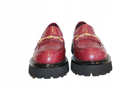 MOKASYNY, PÓŁBUTY TUFFONI 1021052LL BORDO