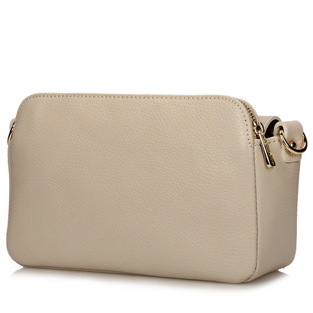 TOREBKA DAMSKA TOSCANIO F223 KREM, SKÓRA NATURALNA