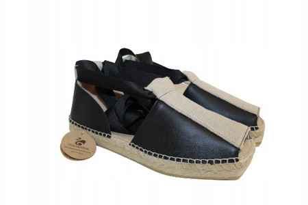 ESPADRYLE, SANDAŁY MACARENA MIKO27, CZARNY