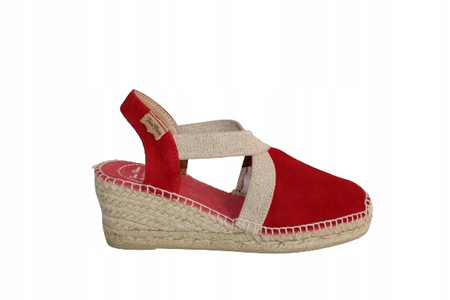 ESPADRYLE TONI PONS TONA VERMELL, RED ROZM. 37