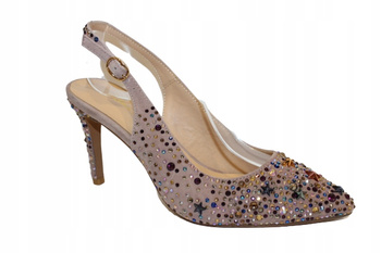 SANDAŁY,CZÓŁENKA ALMA EN PENA V20080 S.PURPLE 