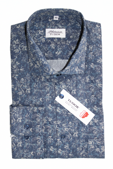 KOSZULA TUDOR DŁUGI RĘKAW REGULAR 176/182, WZÓR