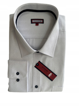 KOSZULA TUDOR DŁUGI RĘKAW, REGULAR 48 176/182, GROSZKI