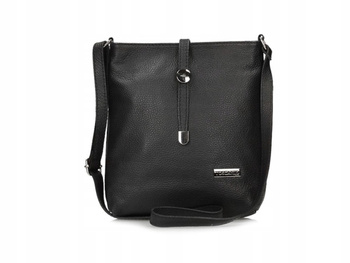 TOREBKA DAMSKA TOSCANIO A88 CZARNY, SKÓRA NATURALNA