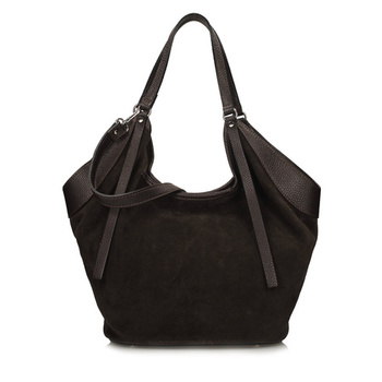 TOREBKA DAMSKA TOSCANIO G108, SKÓRA NATURALNA, BRĄZ