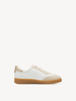 SNEAKERSY, TRAMPKI MARCO TOZZI 23739-44 WHITE/GOLD