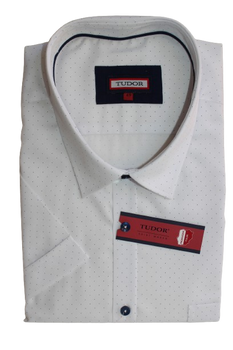 KOSZULA TUDOR KRÓTKI RĘKAW BIAŁA REGULAR 49 176/182