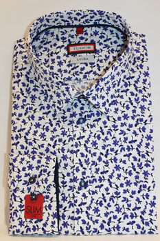 KOSZULA TUDOR DŁUGI RĘKAW SLIM LYCRA 42 - 176/182