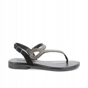 SANDAŁY, JAPONKI IGI&CO 5682100, BLACK