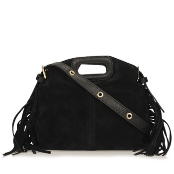 TOREBKA DAMSKA TOSCANIO G113, SKÓRA NATURALNA, CZARNY