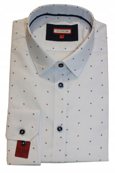 KOSZULA TUDOR DŁUGI RĘKAW SLIM 39 - 176/182