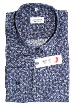KOSZULA TUDOR DŁUGI RĘKAW REGULAR 176/182, 100% BAWEŁNA