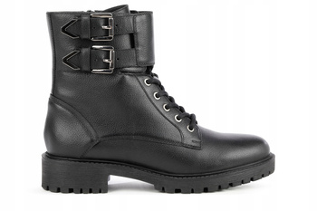 BOTKI, TRAPERY GEOX D16FTC HOARA BLACK