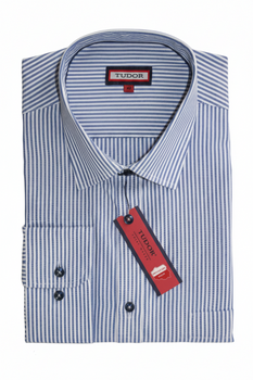 KOSZULA TUDOR DŁUGI RĘKAW REGULAR 188/194, PASY