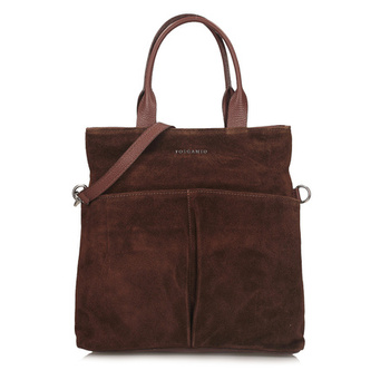 TOREBKA DAMSKA TOSCANIO G97, SKÓRA NATURALNA, BRĄZ