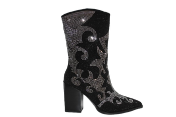 KOZAKI, KOWBOJKI GOE OO2N4230 CZARNY