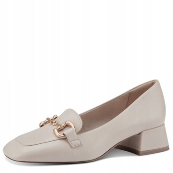 MOKASYNY, PÓŁBUTY TAMARIS 24303-20 BEŻ R. 37
