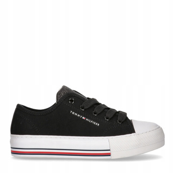 TRAMPKI, SNEAKERSY TOMMY HILFIGER T3A9-33185 LOWCUT BLACK R. 36