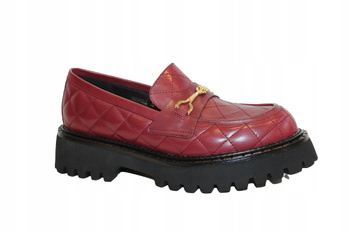 MOKASYNY, PÓŁBUTY TUFFONI 1021052LL BORDO