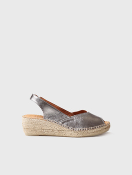 ESPADRYLE, SANDAŁY TONI PONS BERNIA-P, ACER/SREBRNY